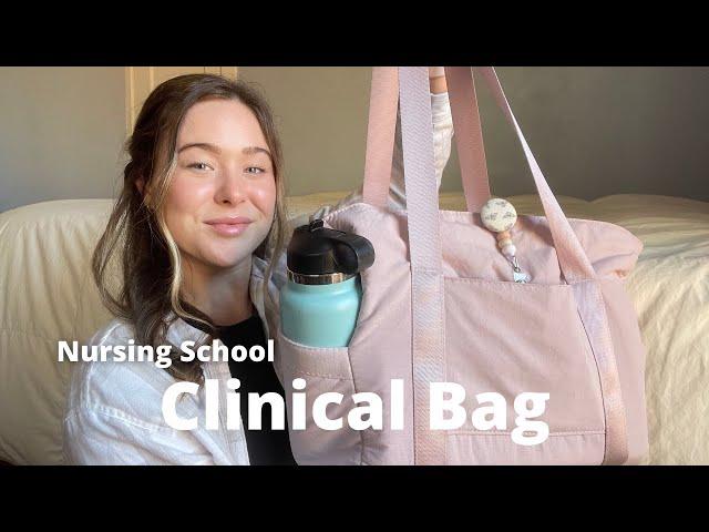 What's in my nursing school clinical bag