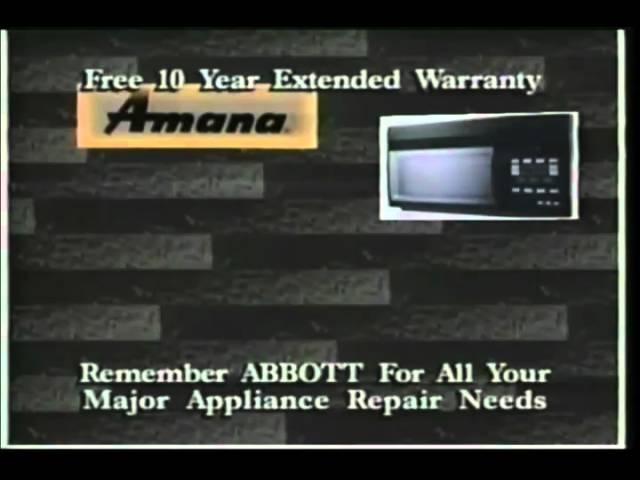 Abbott Appliance "Your Friend in the Business"