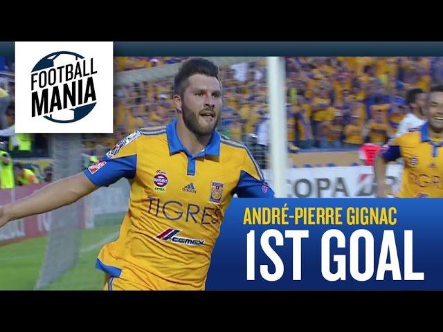 André-Pierre Gignac 1st Goal for Tigres!