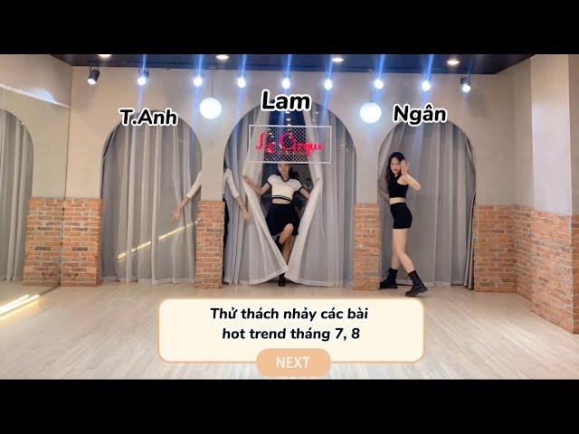 [ Tiktok Việt Nam ] Thử thách nhảy “ hot trend ” dolce tháng 7, 8/2022 - Thanh Lam, Tú Ngân, T.Anh