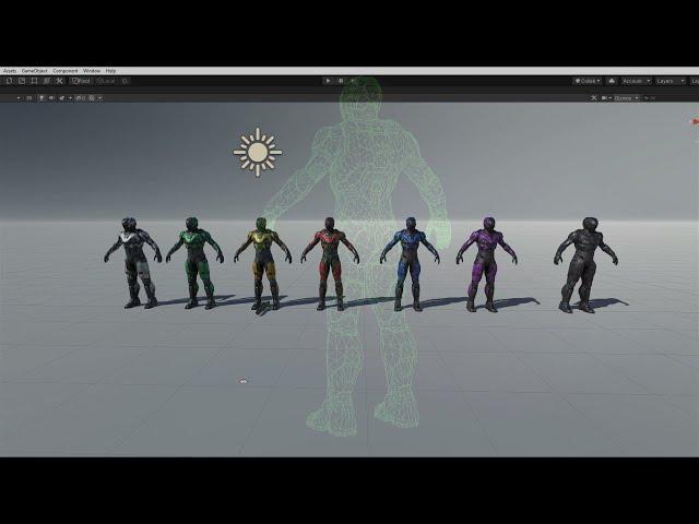 Sci-Fi Cyborg 05 Unity presentation