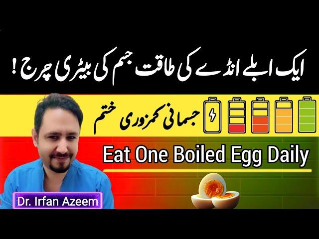 Anda Khane Ke Fayde - Eat One Boiled Egg a Day Benefits In Urdu Hindi - Dr Irfan