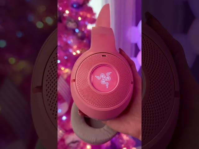 the Razer Kraken Kitty V2 BT Headset #gift#headphones #cute  #toys