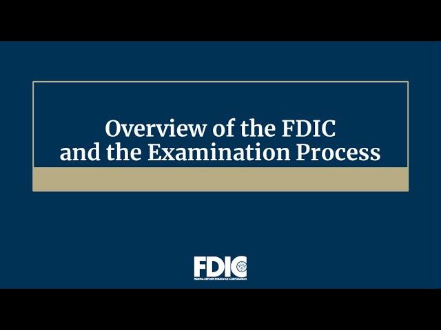 Overview of the FDIC