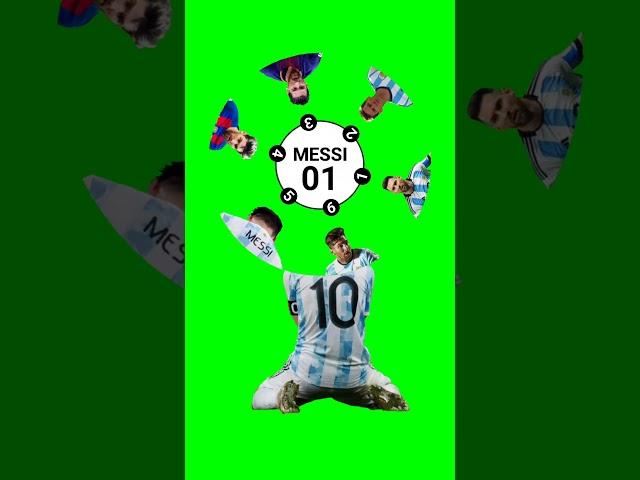 messi stop challenge #001 green screen #shorts #challenge #trending