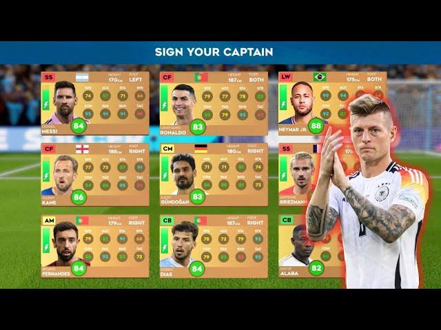 DLS 24 | Nhờ chơi event tôi đã tạo ra rất nhiều Acc có sẵn Messi, Ronaldo, Toni Kroos, Son Hung Min…