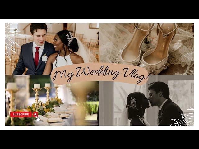 OUR SMALL MAGICAL WEDDING **vlog**|| best day ever| interracial couple| Christian marriage ️