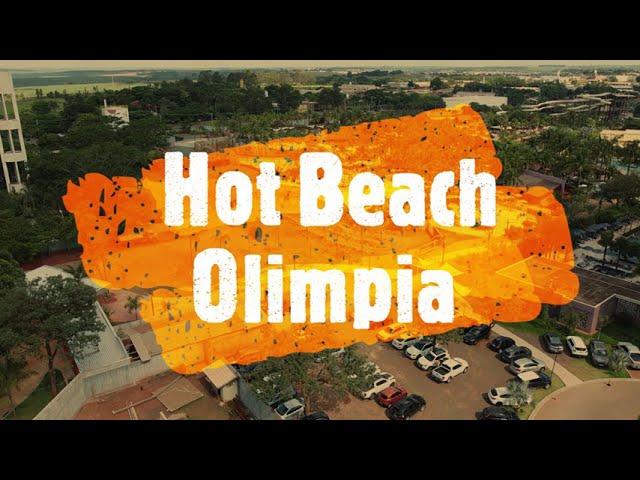 Hot Beach Olimpia Thermas parque aquático imagens de drone