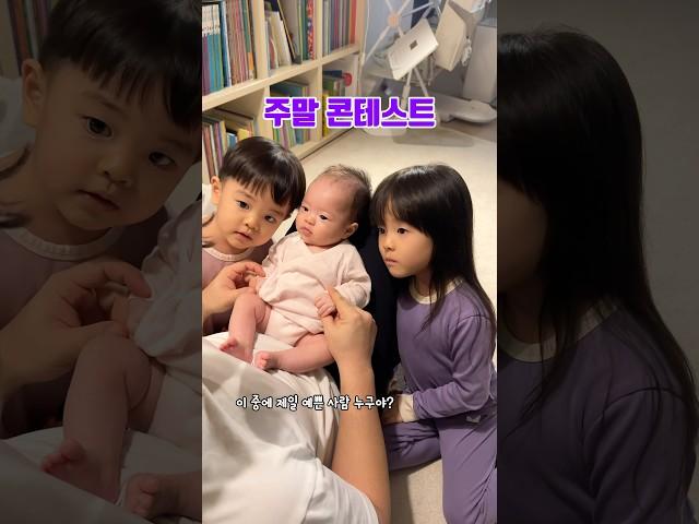 신규 참가자와 함께하는 정기 콘테스트 #삼남매#주말
