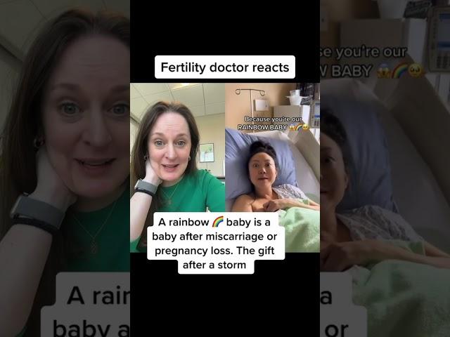  Rainbow Baby #duet #rainbowbaby #doctorreacts @jeenie.weenie Thank You For This️