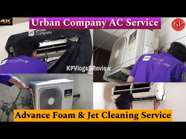 AC Cleaning Service 2025| Urban Company AC Service| 2 Spilit AC Cleaning Advance Foamjet Technology|