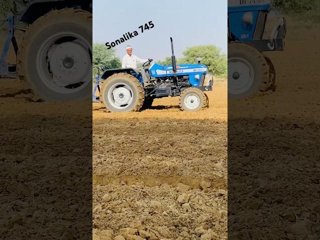 Sonalika di 745 new model 2024 harrow #shortsfeed #tractorvideo #harrow