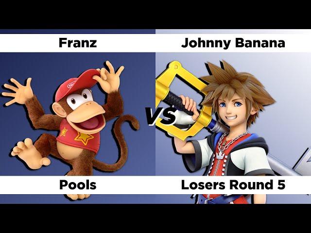 Epitech Chase #25 - Pools LR5 - Franz (Diddy Kong) vs. Johnny Banana (Sora)
