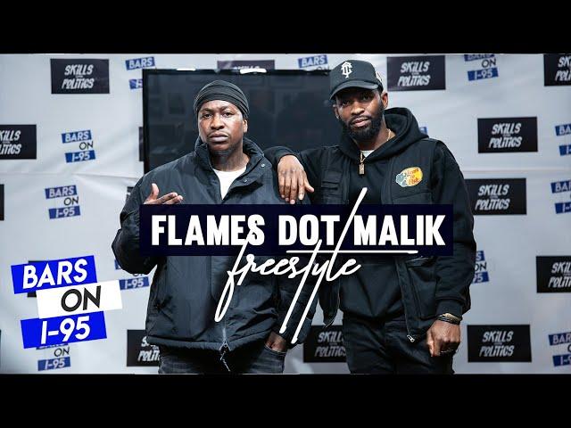 Flames Dot Malik Bars On I-95 Freestyle