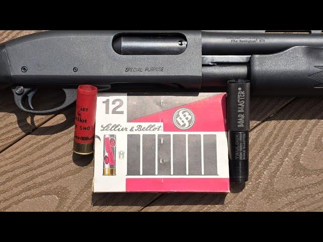 Yep, Still Terrible! S&B 12ga 2-3/4" 15 Pellet 00 Buck Test W/ Remington 870 & Trulock Boar Blaster