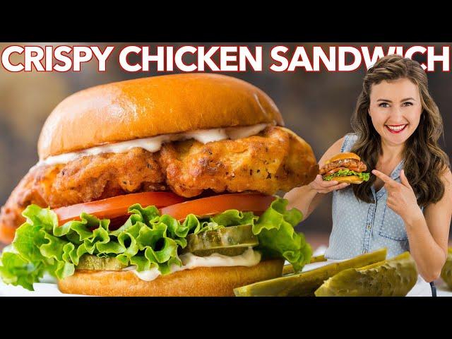 Best CHICKEN SANDWICH Recipe I ever made!