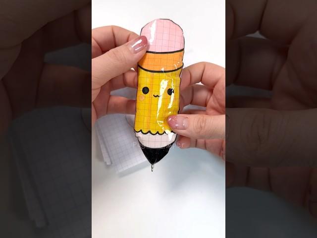 DIY cute pen squishy️ #diy #cute #papersquishy #squishy #cutecraft #papercraft