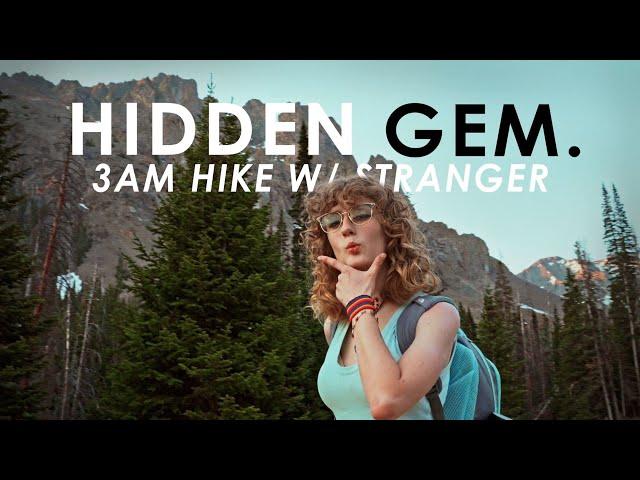 HIKE This HIDDEN Mountain WITH a STRANGER @3AM | Cinematic