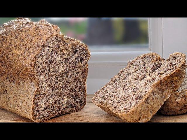 2-ingredient bread: flourless and gluten free! Quick to make and low GI recipe