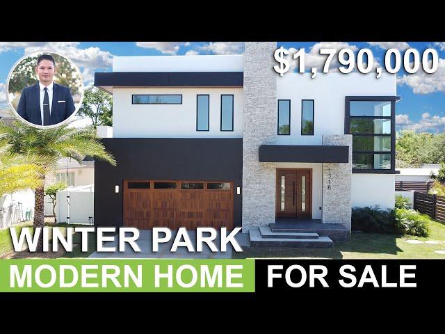 Winter Park Modern Home For Sale | $1,790,000 | Stefany Model | Orlando Realtor