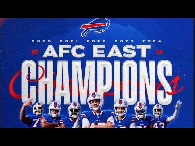 AFC EAST CHAMPS! Bills Celebrational Post Game Show!