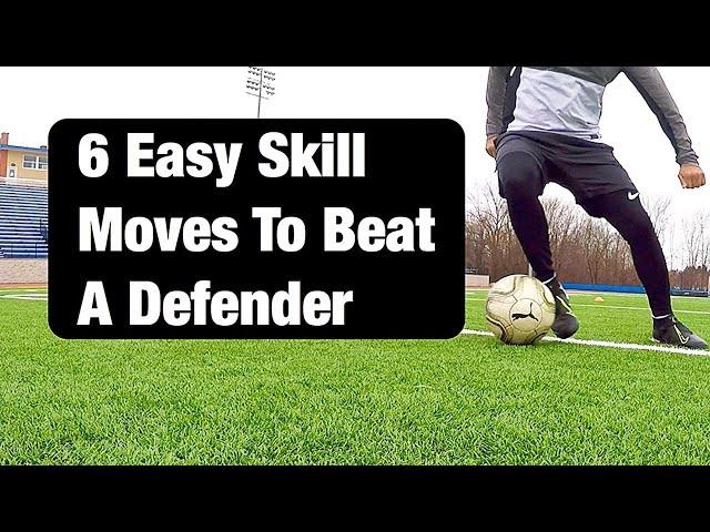 6 BEST Soccer Skill Moves to beat a defender | Most Effective Soccer Skills For footballers