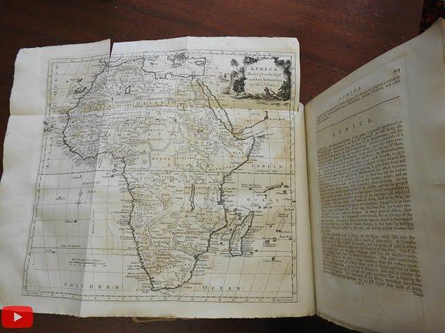 Guthrie's New System of Modern Geography 1780 Book w/ Maps | Brian DiMambro Virtual Book Tour