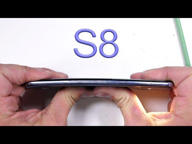 Galaxy S8 Durability Test - Scratch, Burn, and BEND tested