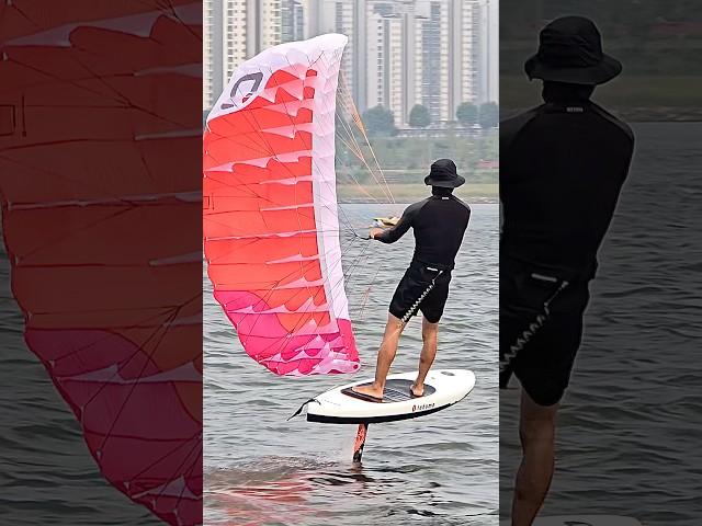 롯데타워 한강에서 패러글라이딩 서핑