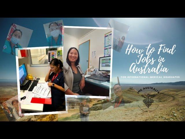 How to find jobs in Australia as an International Medical Graduate