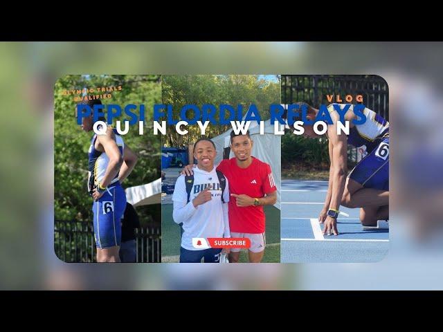 Florida Relays Vlog! I QUALIFIED FOR OLYMPIC TRIALS?! ~Quincy Wilson