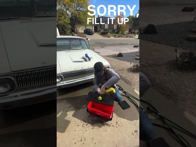 Wash bucket trick #griotsgarage