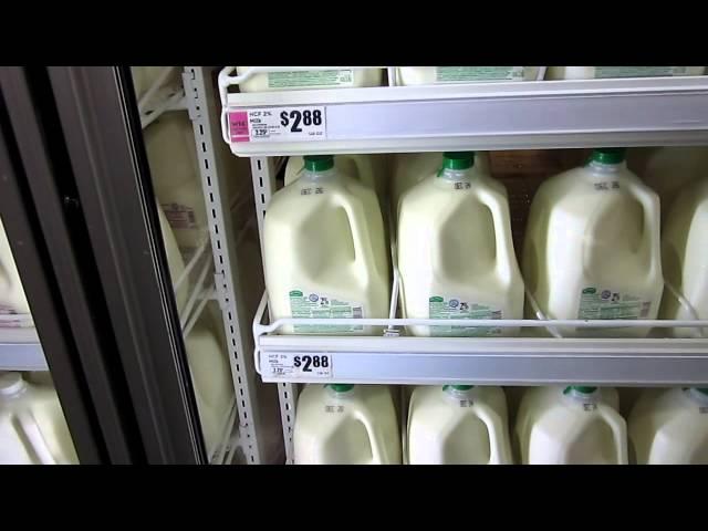 Eggs Milk at Joe V Smart Shop Grocery Store 43rd Street Houston Texas