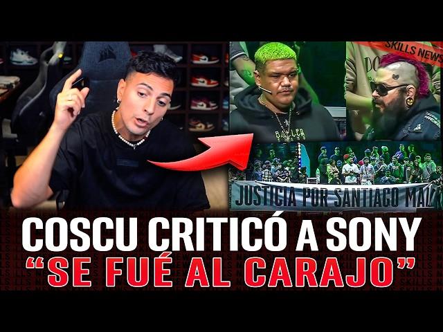 ¡COSCU CRITICÓ a SONY tras la BATALLA con CHILI PARKER y la BANDERA DE MALDONADO!