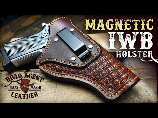 Making a Magnetic IWB Holster Leather Working ASMR