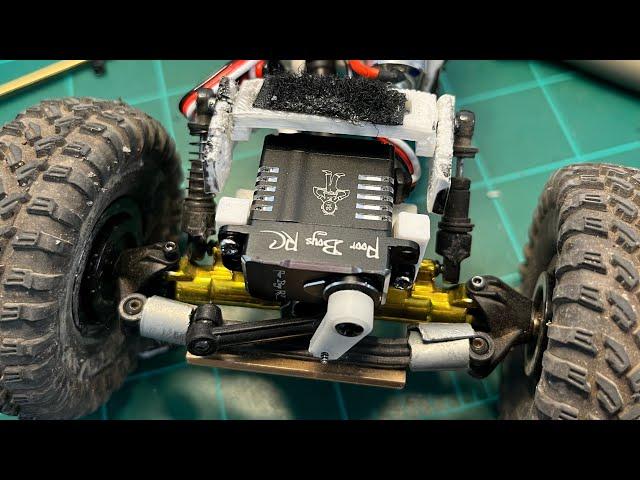 The brand new Poor Boys RC scx24 servo!