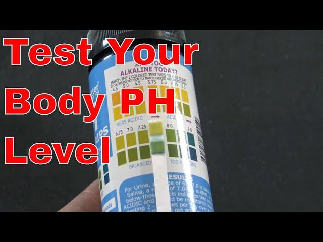 How To Test The PH Level of Your Body