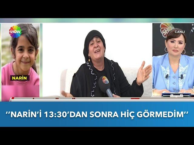 Narin'in annesi: Kızımı götüren tanıdık biri | Didem Arslan Yılmaz'la Vazgeçme | 27.08.2024