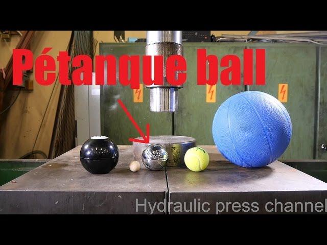 Crushing balls with hydraulic press VOL 2.