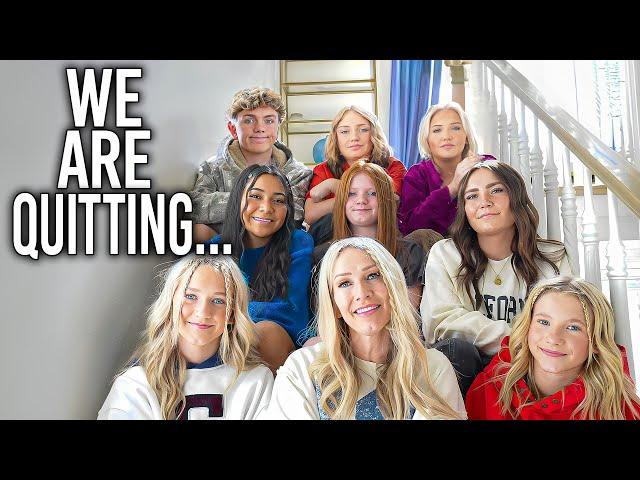 WE Are QUITTING FAMILY VLOGGING! Here's Why...