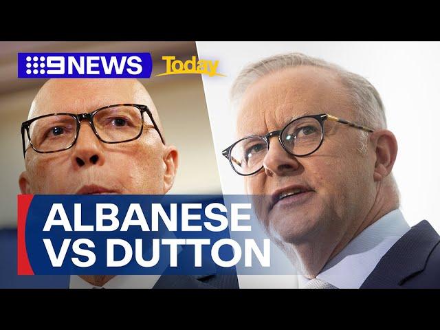 Albanese and Dutton trade insults | 9 News Australia