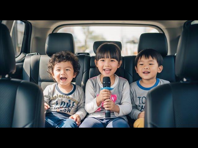 超可愛！孩子們在車上合唱全場笑翻｜親子歡樂日常記錄