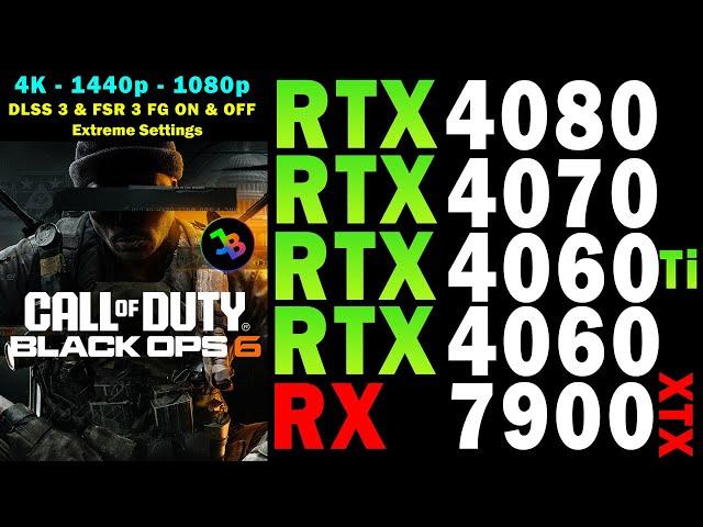 CoD Black OPS 6 Beta | RTX 4080, 4070, 4060 (Ti) | RX 7900 XTX | 4K 1440p 1080p | Extreme Settings