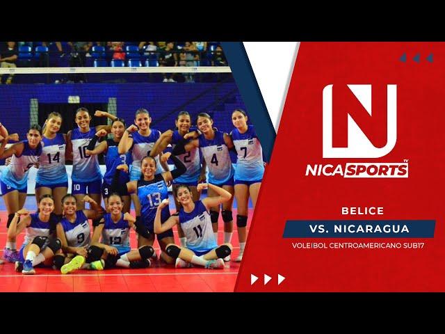  EN VIVO  Voleibol Femenil | Belice   Nicaragua  | Centroamericano U17