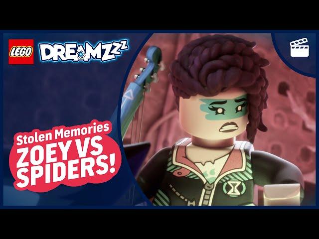 Zoey vs. Spiders!  | Episode Clip | LEGO DREAMZzz Night of the Never Witch