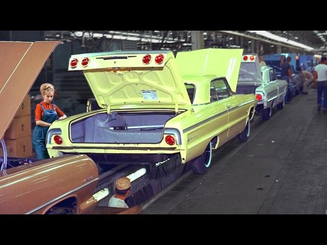 How Chevrolet was made in the good old United States - Retro Factory tour