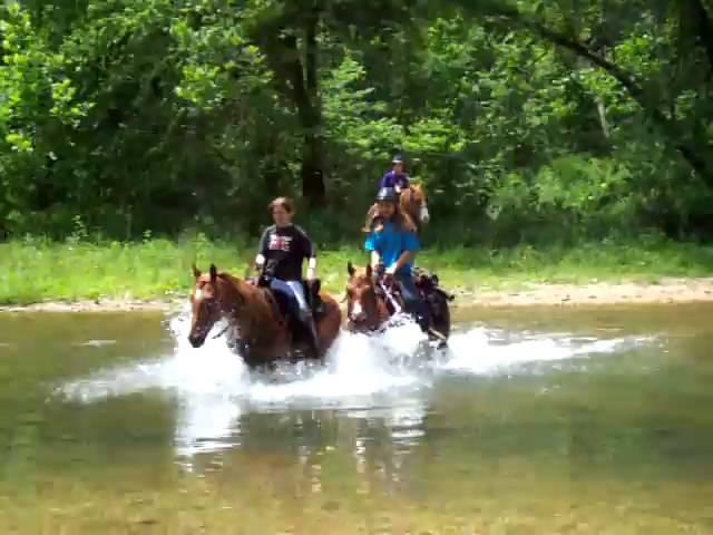 Missouri Trail Ride out of Pinecrest Camp