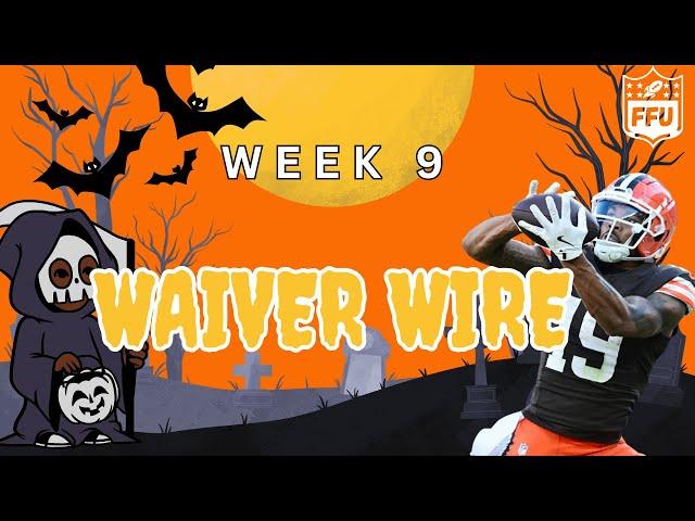 Week 9 Waiver Wire Must Adds And NFL News!