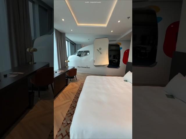 boy wakes up to find a plane in his room #shortvideo