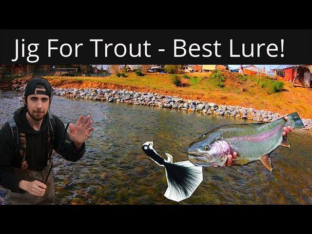 How To Mini/Marabou Jig Fishing For Trout: Trout Fishing Tips & Techniques [Jigging For Trout] (PB!)